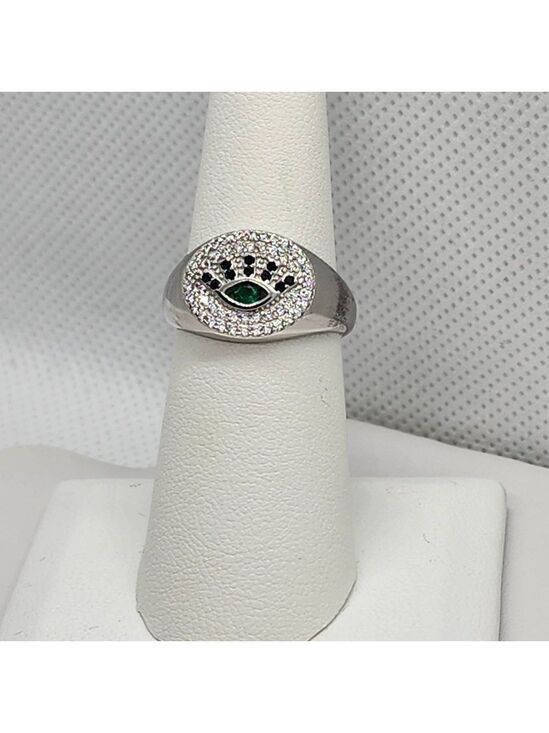Jewelry - Brand New Sterling Silver 925 Evil Eye Ring